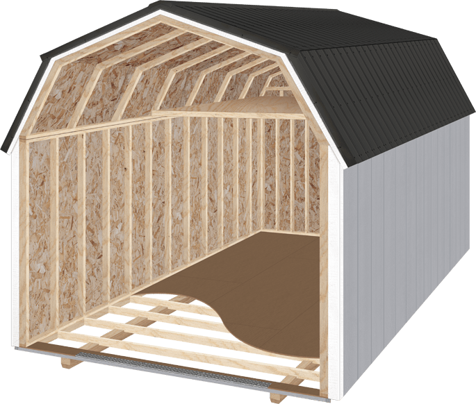 Shed construction detail